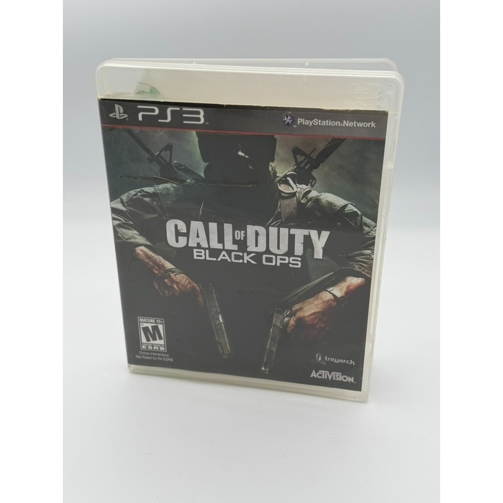 Call of Duty Black Ops PS3 Case & Disc PlayStation 3 Tested